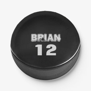 Hockey Puck Paper Bord Birthday Party