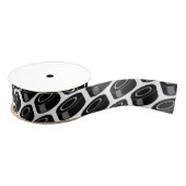 Hockey Puck Pattern Fun Sports Grosgrain Lint (Spoel)