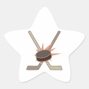Hockey Puck Ster Sticker