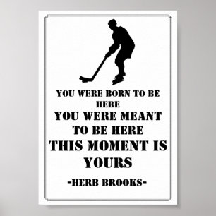 Hockey Quote-Poster Poster