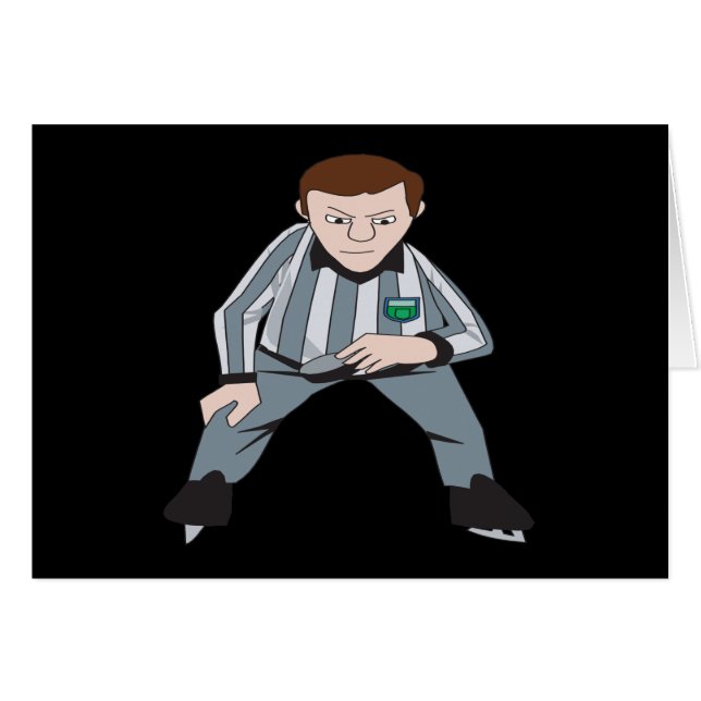 Hockey Referee (Voorkant Horizontaal)