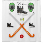 Hockey rideau de douche (Devant)