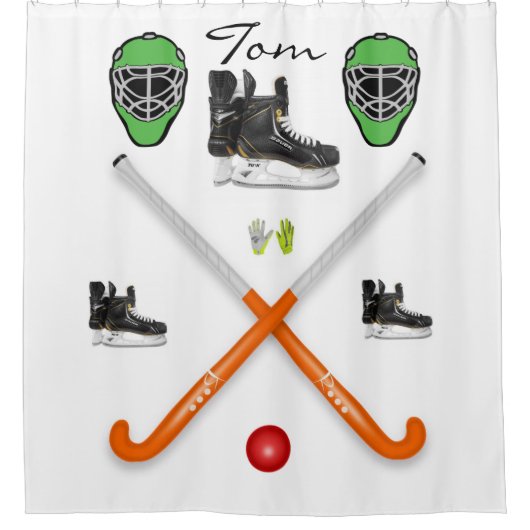 Hockey rideau de douche (Devant)