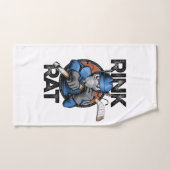 Hockey Rink Rat Bad Handdoek (Handdoek)