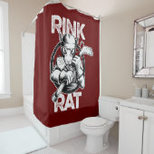 Hockey Rink Rat Douchegordijn (In situ)