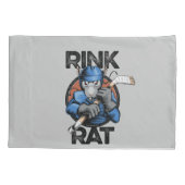 Hockey Rink Rat Kussensloop (Achterkant)