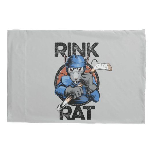 Hockey Rink Rat Kussensloop (Achterkant)