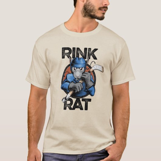 Hockey Rink Rat T-Shirt (Voorkant)