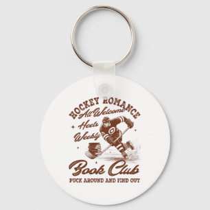 Hockey Romance Smut Lezer Boek Club Boek Liefhebbe Sleutelhanger