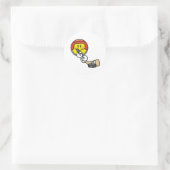 Hockey Ronde Sticker (Tas)