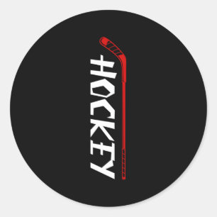 Hockey Ronde Sticker