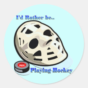 Hockey Ronde Sticker