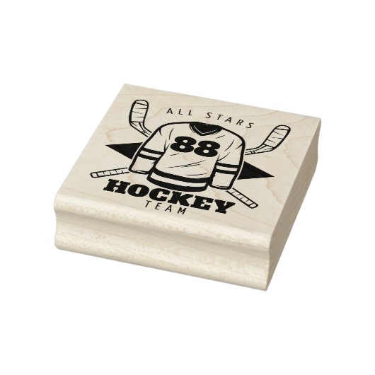 Hockey Rubber Stamp Rubberstempel (Stempel)
