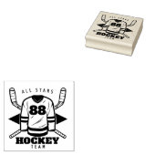 Hockey Rubber Stamp Rubberstempel (Gestempeld)