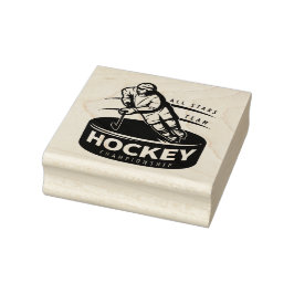 Hockey Rubber Stamp Rubberstempel