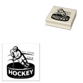 Hockey Rubber Stamp Rubberstempel (Gestempeld)