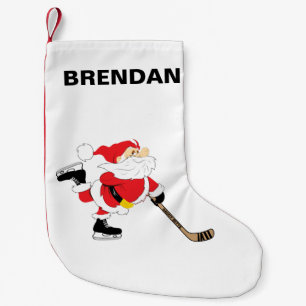 Hockey Santa Skating personaliseren Aanpassen Kleine Kerstsok