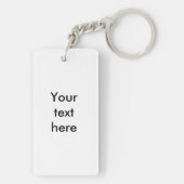  hockey schaats BW Sleutelhanger (achterkant)