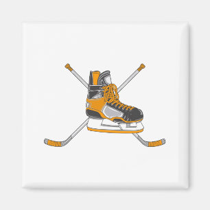 Hockey-Schaats Magneet