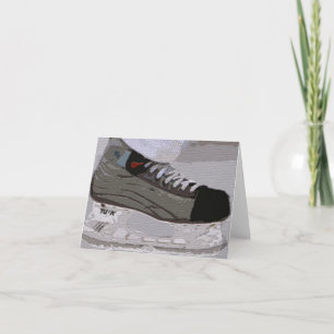 Hockey Schaats Notecards Kaart