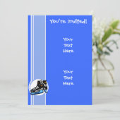 Hockey Schaatsen; Blauw Kaart (Staand voorkant)