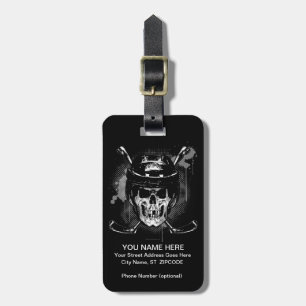 Hockey Schedel Bagagelabel