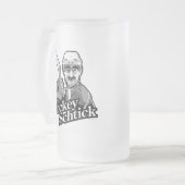 Hockey Schtick Matglas Bierpul (Voorkant links)
