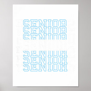 Hockey Senior Night Hockey Senior 2025 Afstuderen Poster