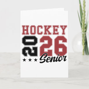 Hockey Senior Night Hockey Senior 2026 Afstuderen Kaart