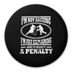 Hockey Shirt Hockey Gift Player Coach Penalty Fun Keramische Knop