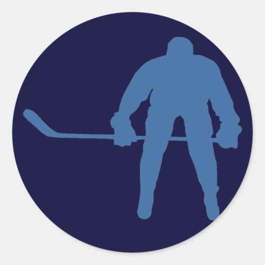 Hockey Silhouet Stickers (Voorkant)