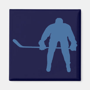 Hockey Silhouette Magnet Magneet