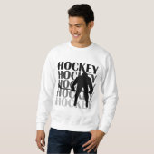 Hockey Silhouette T-shirts en cadeautjes (Voorkant volledig)