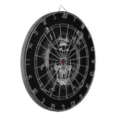 Hockey Skull Dartbord (Voorkant Links)