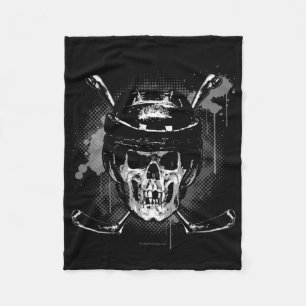 Hockey Skull Fleece Deken