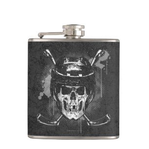 Hockey Skull Heupfles