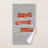 Hockey Slang Bad Handdoek (Handdoek)