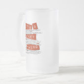 Hockey Slang Matglas Bierpul (Voorkant links)