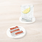 Hockey Slang Zandsteen Onderzetter (Zijkant)