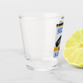 Hockey Slap Shot Shot Glas (Links)