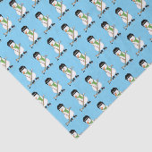 Hockey Snowman Kerstmis Tissuepapier (Detail)