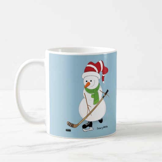 Hockey Snowman Mok (Links)