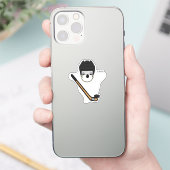Hockey speler Ghost Sticker (Telefoon)