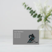 Hockey Sports Thème Carte de visite Design (Debout devant)