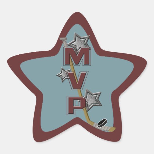 Hockey Star MVP Sticker (Voorkant)