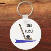 Hockey Star Player Sleutelhanger (Voorkant)