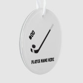  Hockey Stick & Puck Ornament (voorkant)
