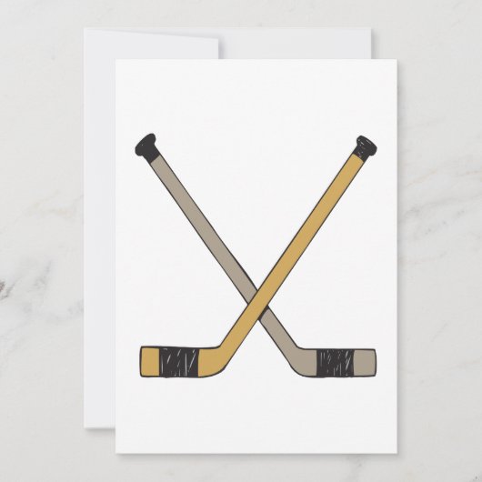 Hockey Sticks Kaart (Voorkant)