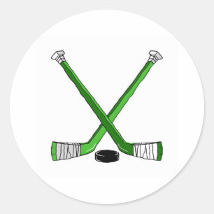 Hockey Sticks Ronde Sticker
