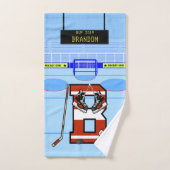 Hockey sur glace B personnalisé (Serviette à main)